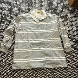 LL Bean Striped Polo - Big & Tall